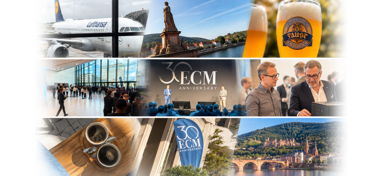 30 �r med ECM � og en tur til Heidelberg