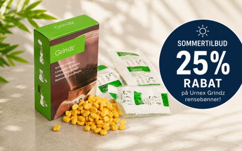 Sommertilbud p� Grindz rensepiller (til kaffekv�rne)