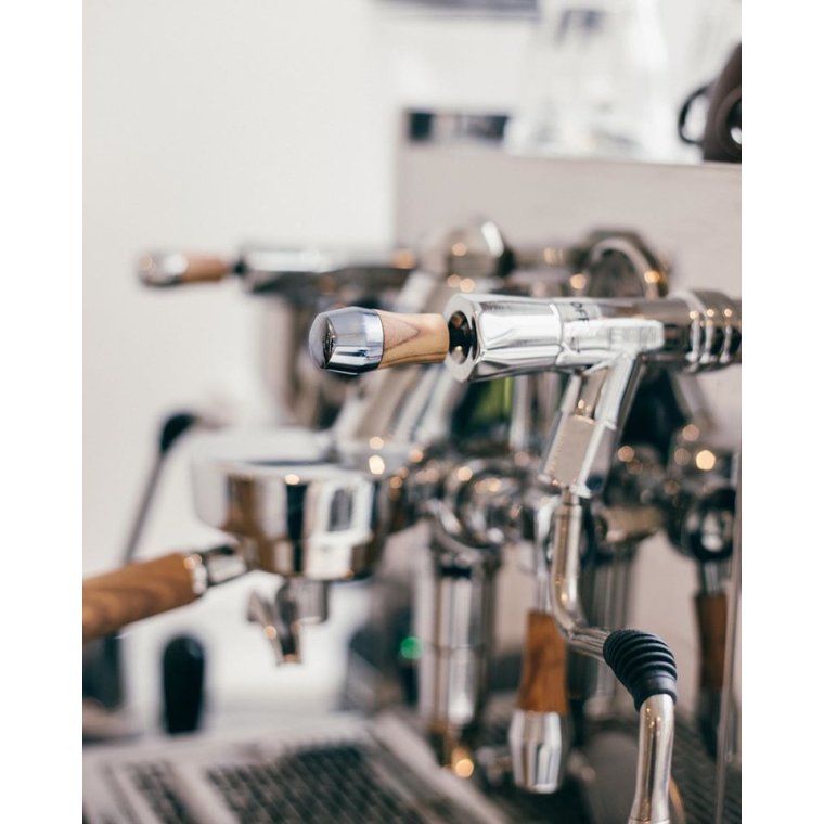 ECM Olive Wood Handle Set (hndtagst til 'lever' model)