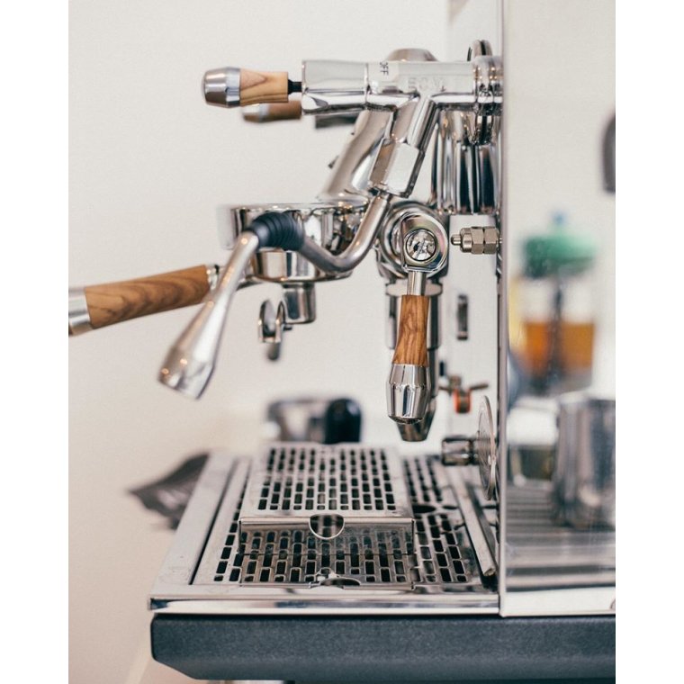 ECM Olive Wood Handle Set (hndtagst til 'lever' model)