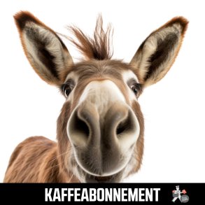 Kaffeabonnement - Happy Donkey (mellemm�rk Colombia)