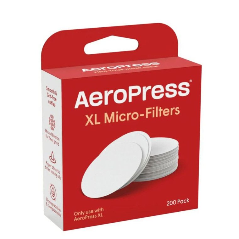 Aeropress - Extra filtre til Aeropress XL (200 stk)