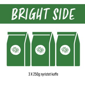 BRIGHT SIDE (smagspakke med 3x 250 gram lysristede kaffer)