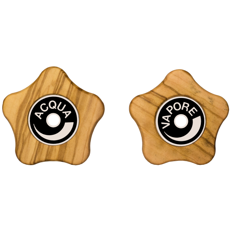 ECM Olive Wood Handle Set (hndtagst til drejeknap model)