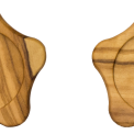 ECM Olive Wood Handle Set (hndtagst til drejeknap model)
