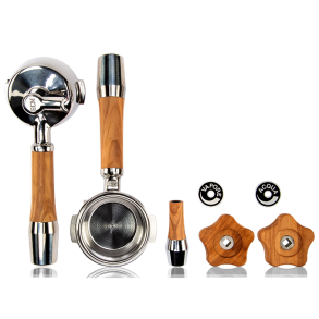 ECM Olive Wood Handle Set (hndtagst til drejeknap model)