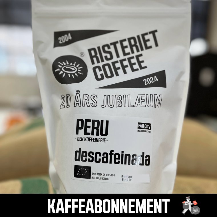 Kaffeabonnement - Peru Decaf (kologisk Swiss Water Process) 