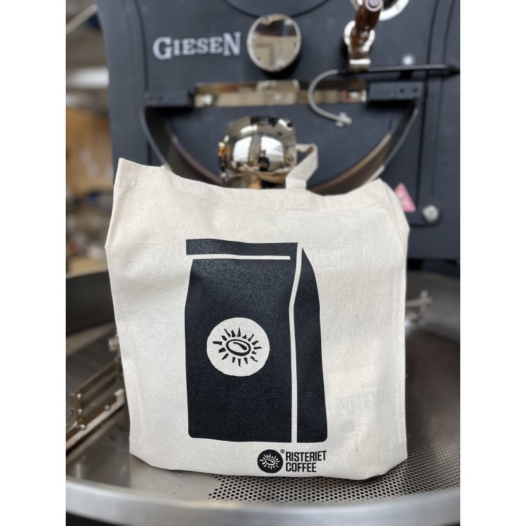 Tote bag week TILBUD (Risteriet Totebag + 3 x 250 gram kaffer)