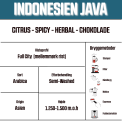 500 gram Indonesien Java (mellemmrk)