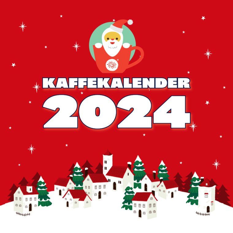 Kaffekalender 2024 (adventskalender med bonus)