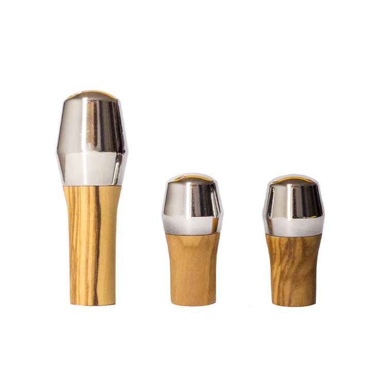 ECM Olive Wood Handle Set (hndtagst til 'lever' model)