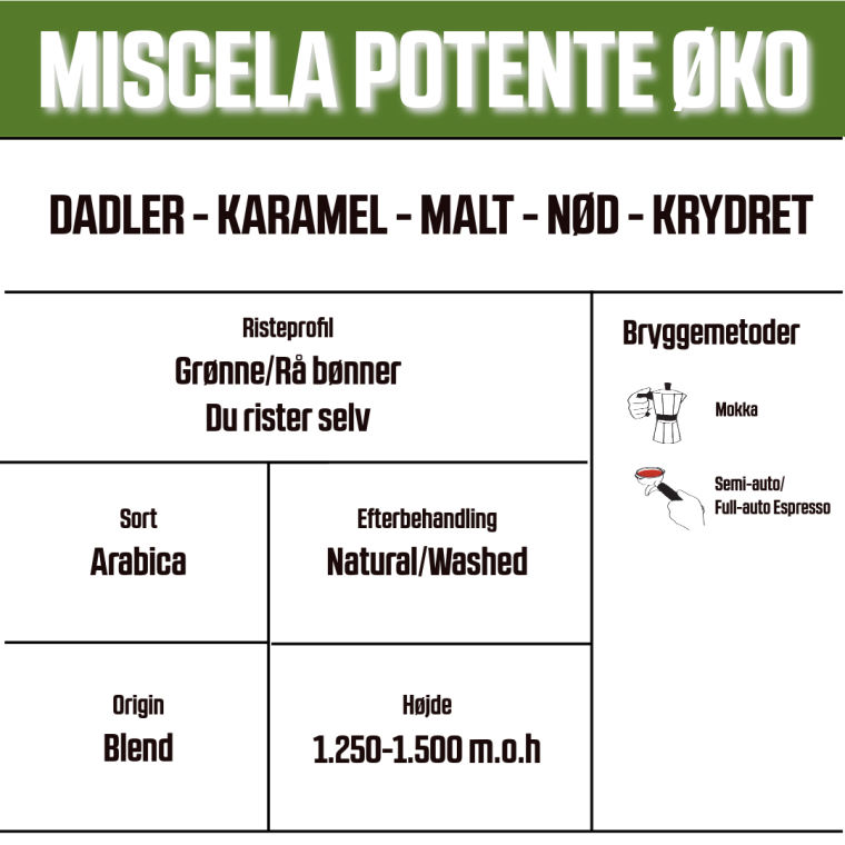 Miscela Potente KO (R kaffe)
