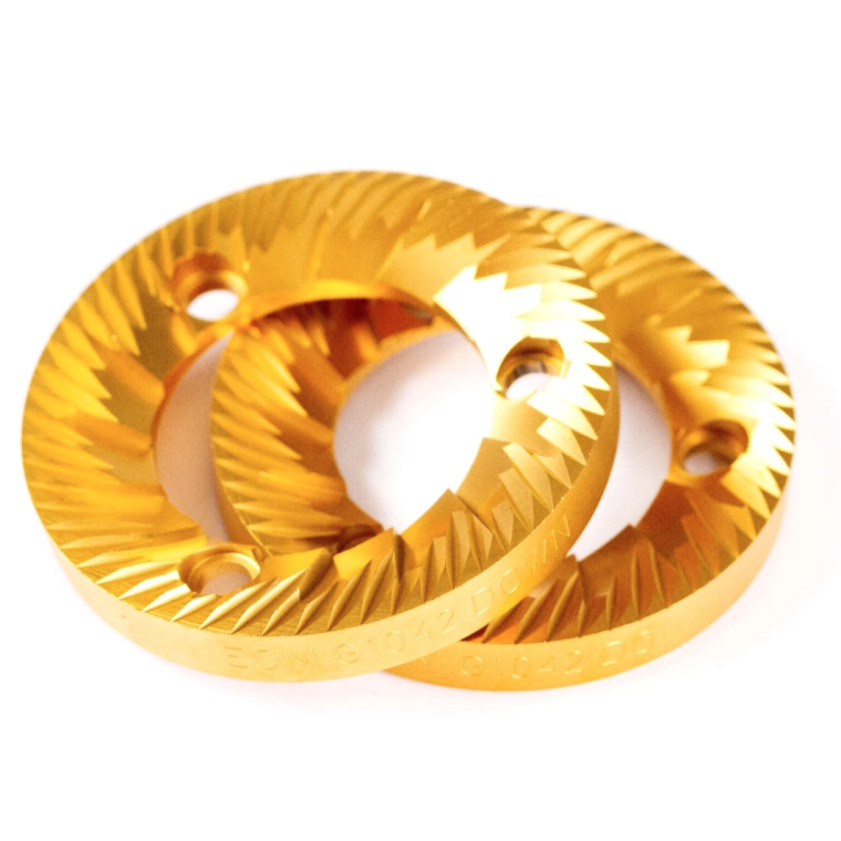 ECM Titanium-coated burrs, 64 mm