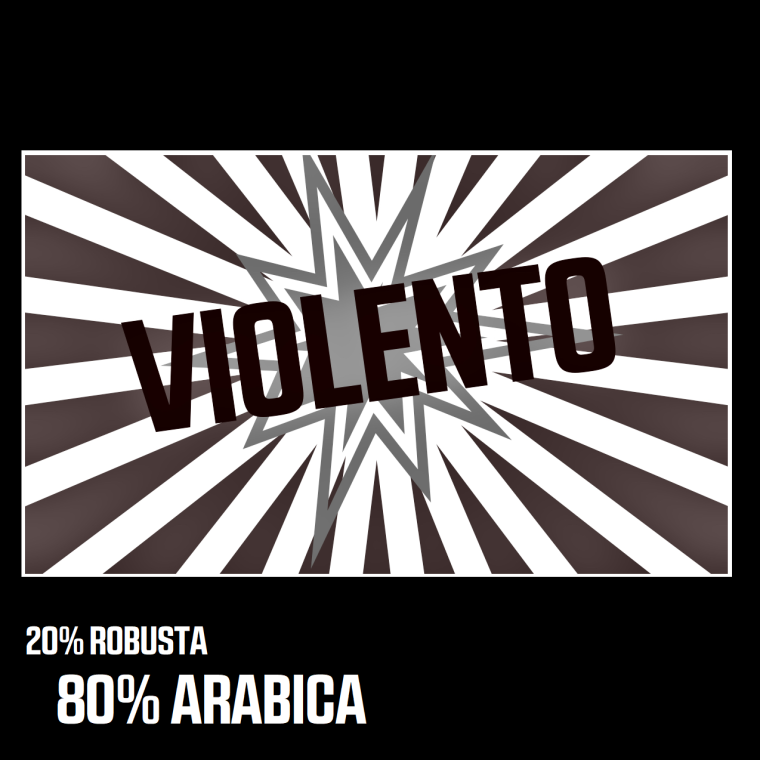 Miscela Violento (80% arabica/20% robusta)