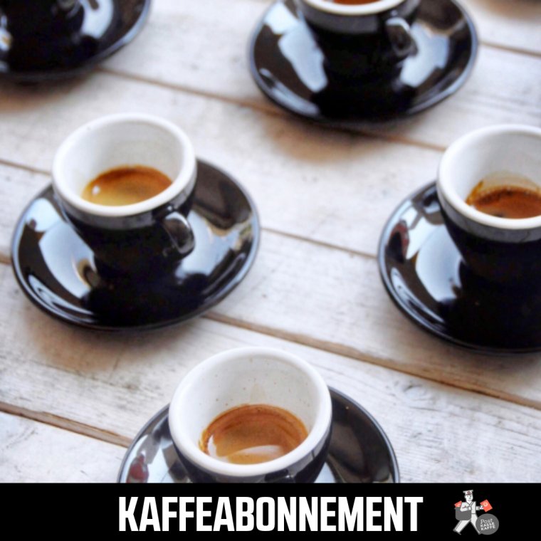 Kaffeabonnement - Espressosmagsprver