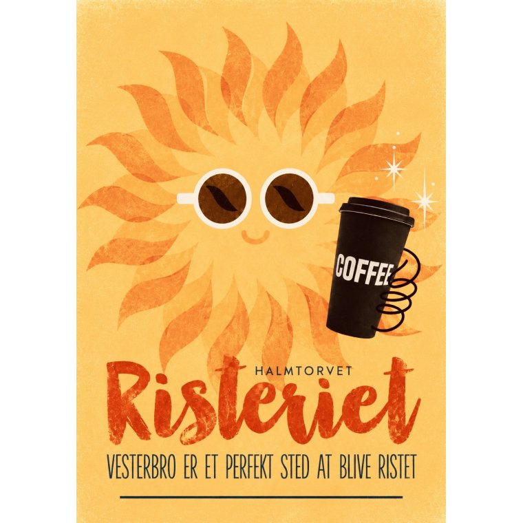 Ristet p� Vesterbro (postkort)